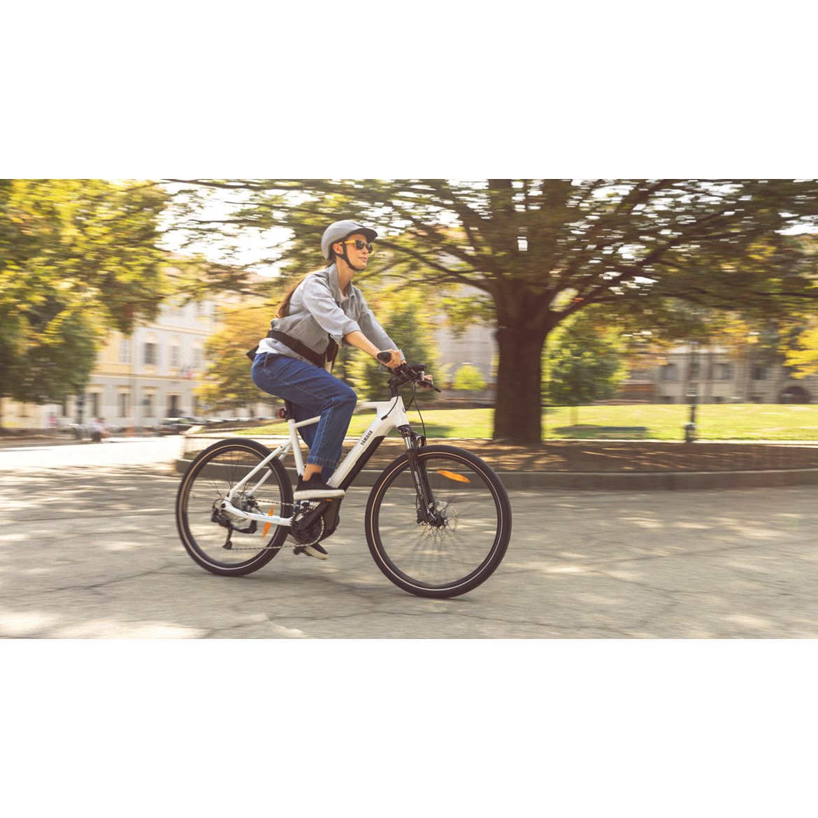 Elcykel Yamaha CrossCore RC Shiver White