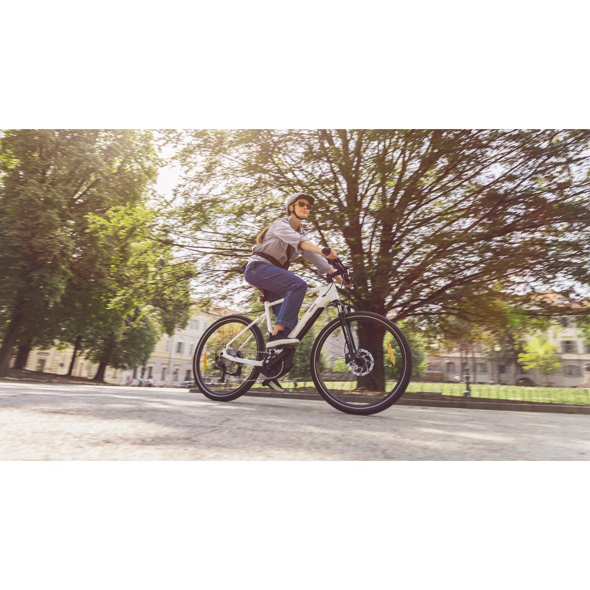 Elcykel Yamaha CrossCore RC Urban Sage