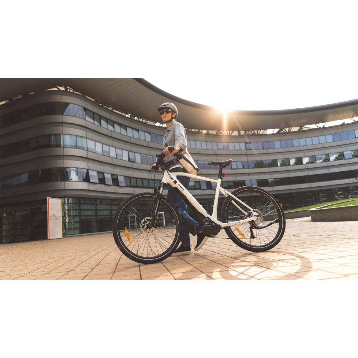 Elcykel Yamaha CrossCore RC Urban Sage