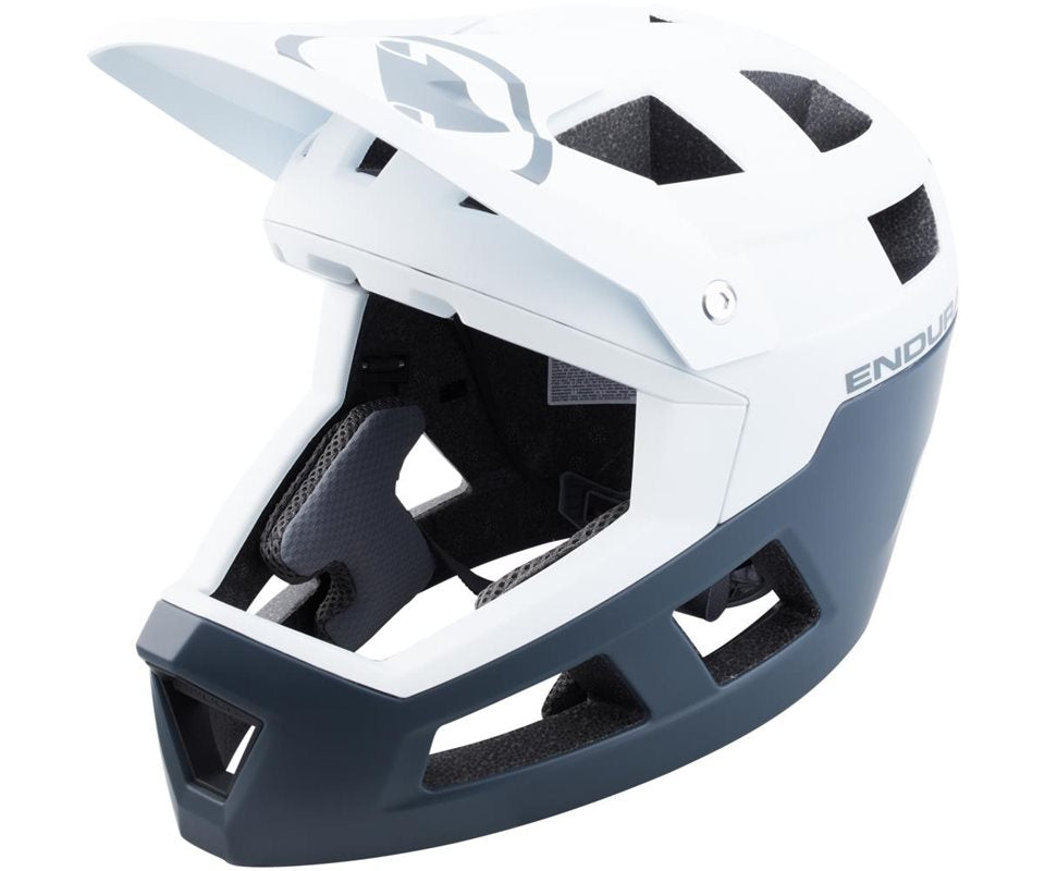 Endura Cykelhjälm Singletrack Full Face White