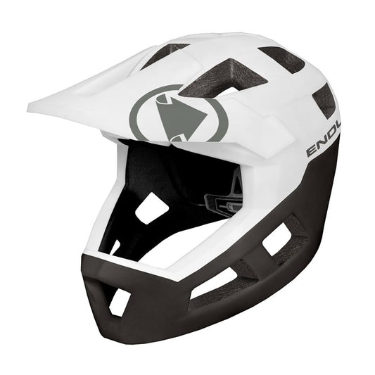 Endura Cykelhjälm Singletrack Full Face White