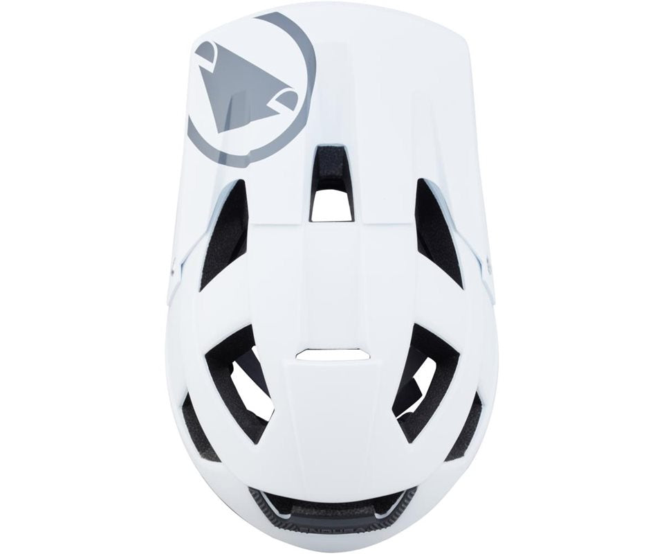Endura Cykelhjälm Singletrack Full Face White