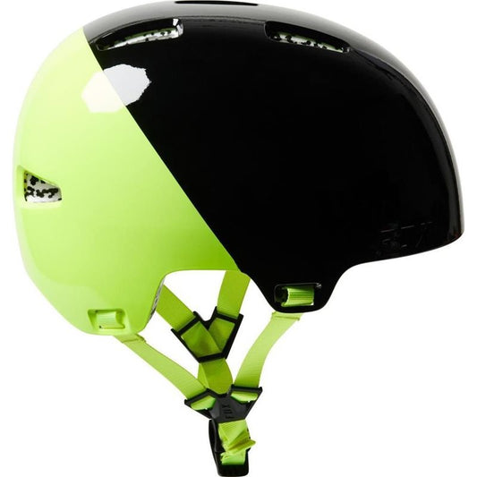 Fox Flight Pro Helmet Men Black/Yellow/Prpus