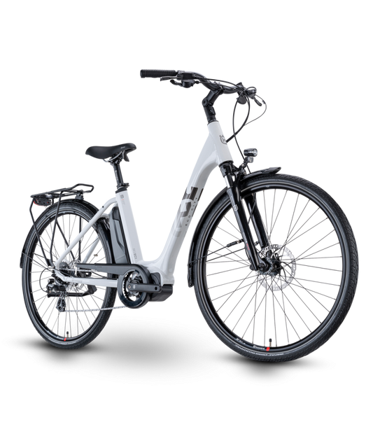 Elcykel Husqvarna Eco City EC1 28 8-vxlE5000/418Wh Vit/Bronze