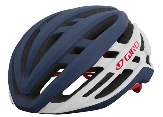 Cykelhjälm GIRO AGILIS MIPS blå/vit/röd