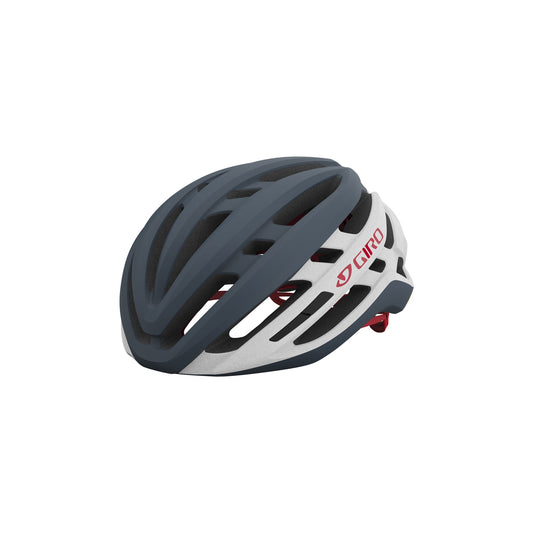 Cykelhjälm Giro Agilis Mips grå/vit/röd