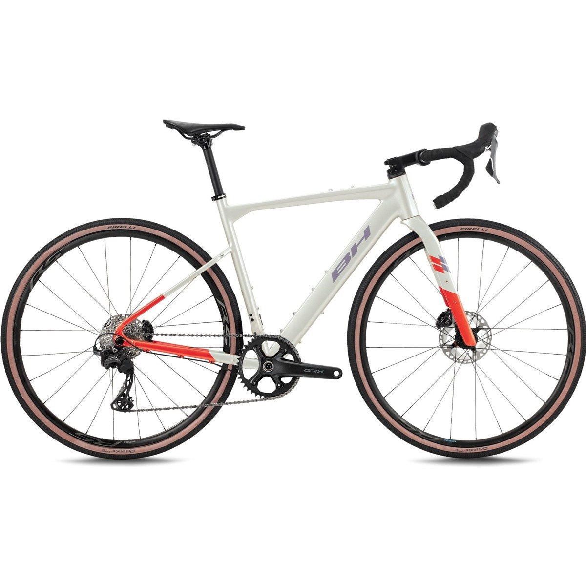 Gravel bike BH Gravelx Alu 1.5 Pale/Lavanda/Dark Red