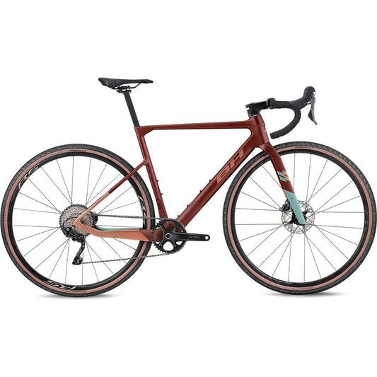 Gravel bike BH Gravelx Evo 3.5 R Dark Red/Oxyde/Green Sea