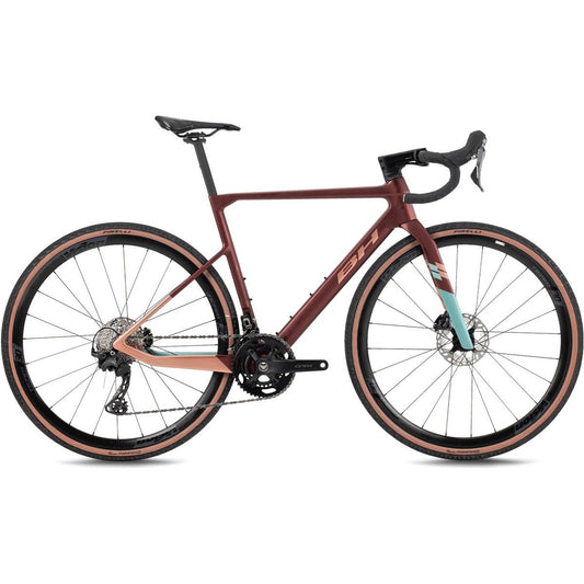 Gravel bike BH Gravelx Evo 5.5 R Dark Red/Oxyde/Green Sea