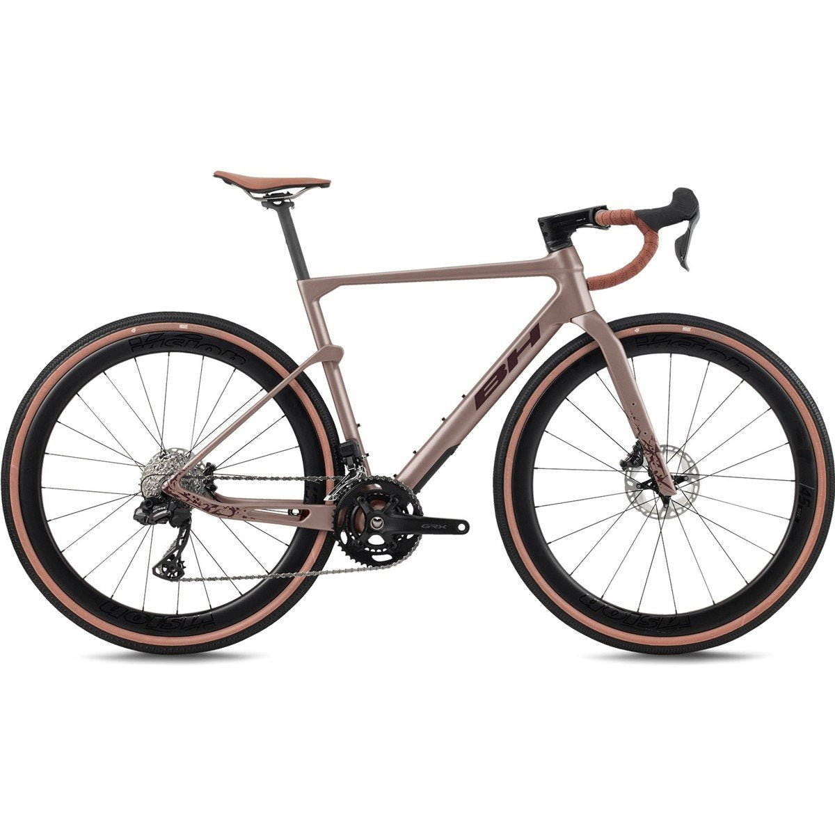 Gravel bike BH Gravelx Evo 6.0 AT Rose Gold/Dark Red/Dark Red