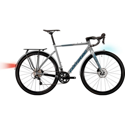 Gravel bike Corratec Allroad A EQ Silver/Petrol