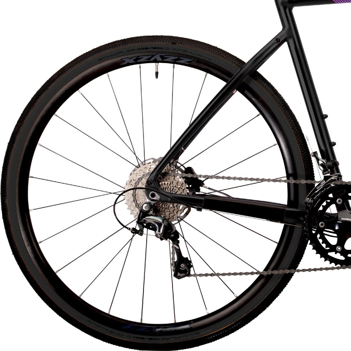 Gravel bike Corratec Allroad A1 Black/Pink/Blue/Neon-Green