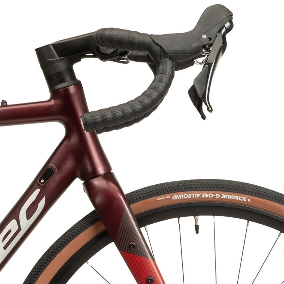 Gravel bike Corratec Allroad A2 Wine Red/Red/Antracite