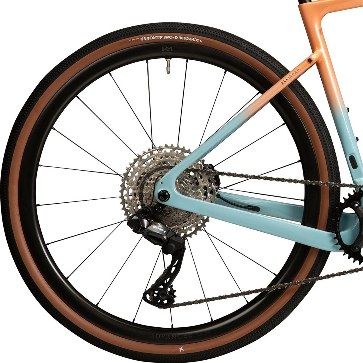 Gravel bike Corratec Allroad C1 Blue-Grey/Copper-Orange/Purple