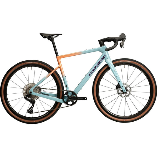 Gravel bike Corratec Allroad C1 Blue-Grey/Copper-Orange/Purple