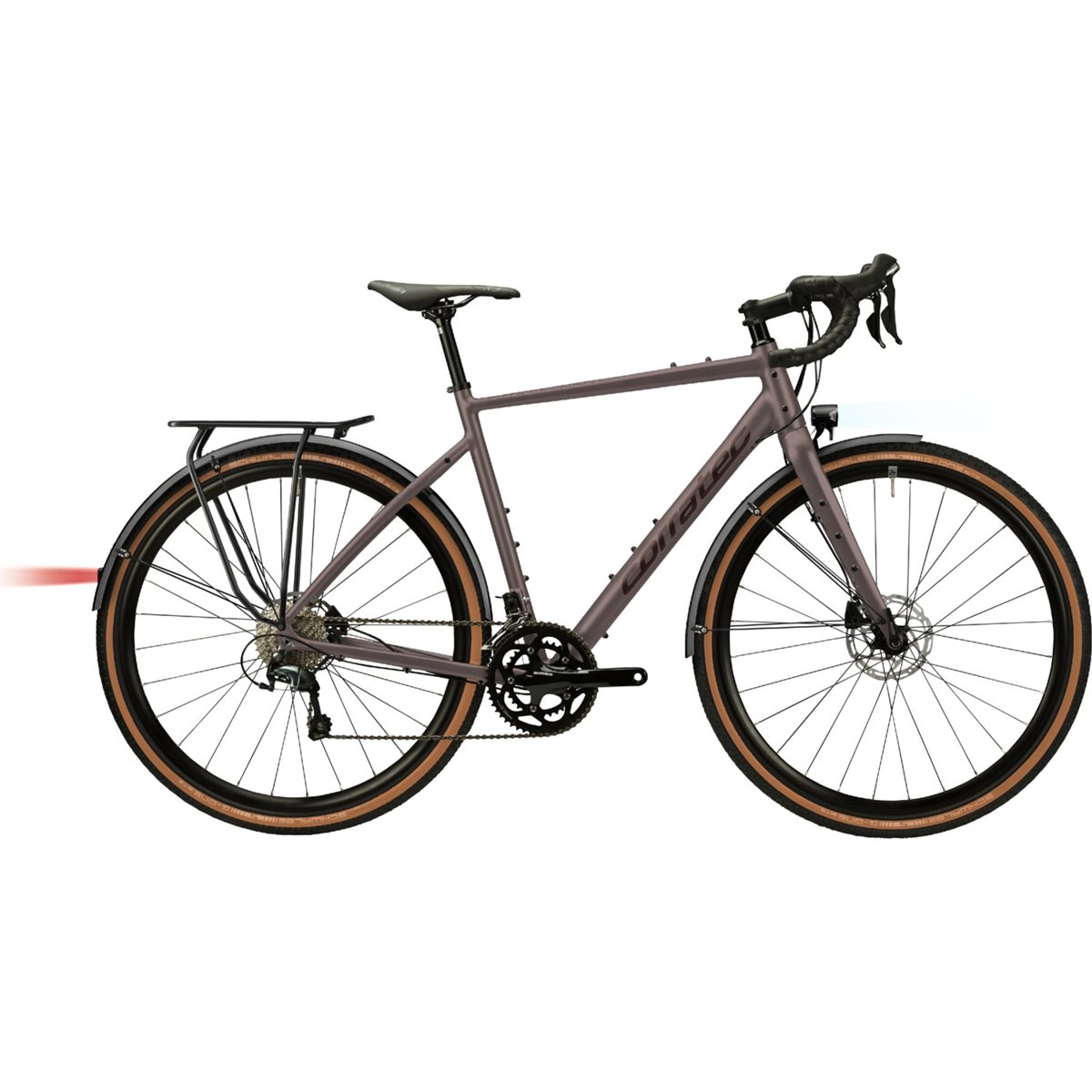 Gravel bike Corratec Allroad Travel EQ Bronze/Dark-Bronze