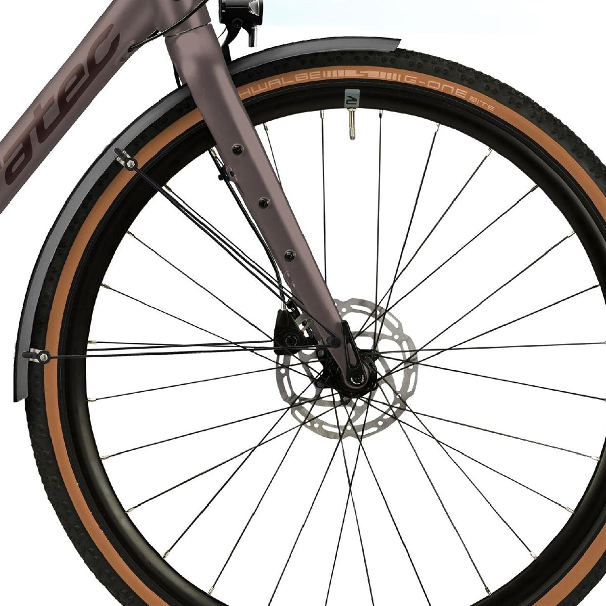 Gravel bike Corratec Allroad Travel EQ Bronze/Dark-Bronze