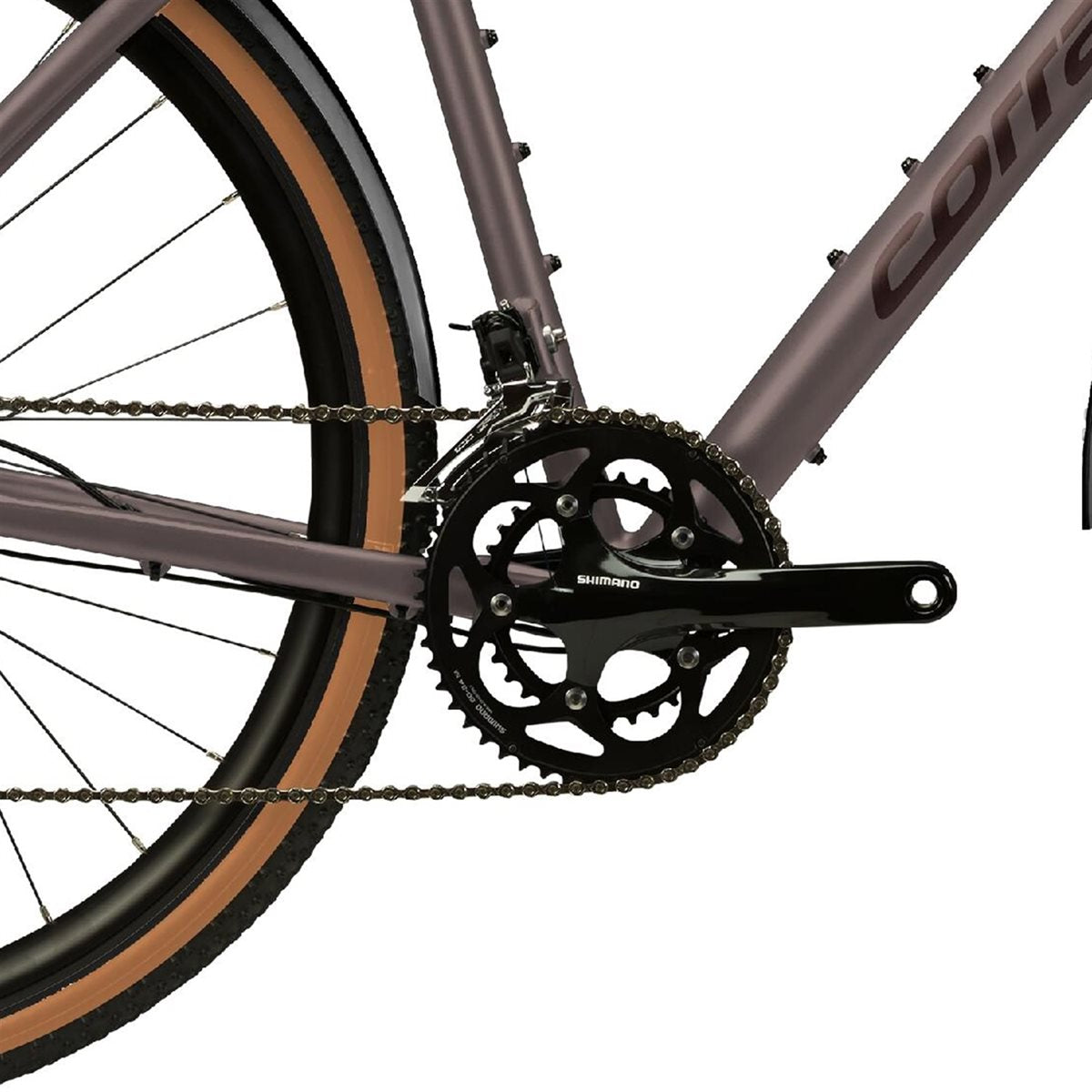 Gravel bike Corratec Allroad Travel EQ Bronze/Dark-Bronze