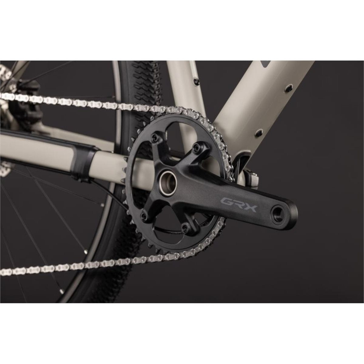 Gravel bike Cube Nuroad EX GRX822 Oatgrey/Black