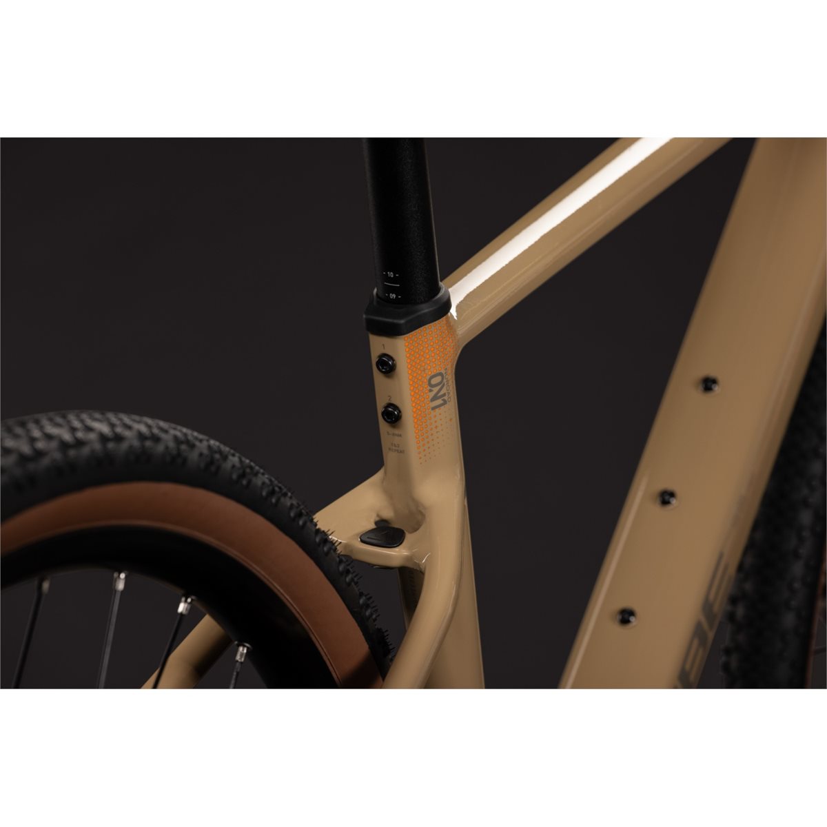 Gravel bike Cube Nuroad Rookie ONE Cappuccino/Brown