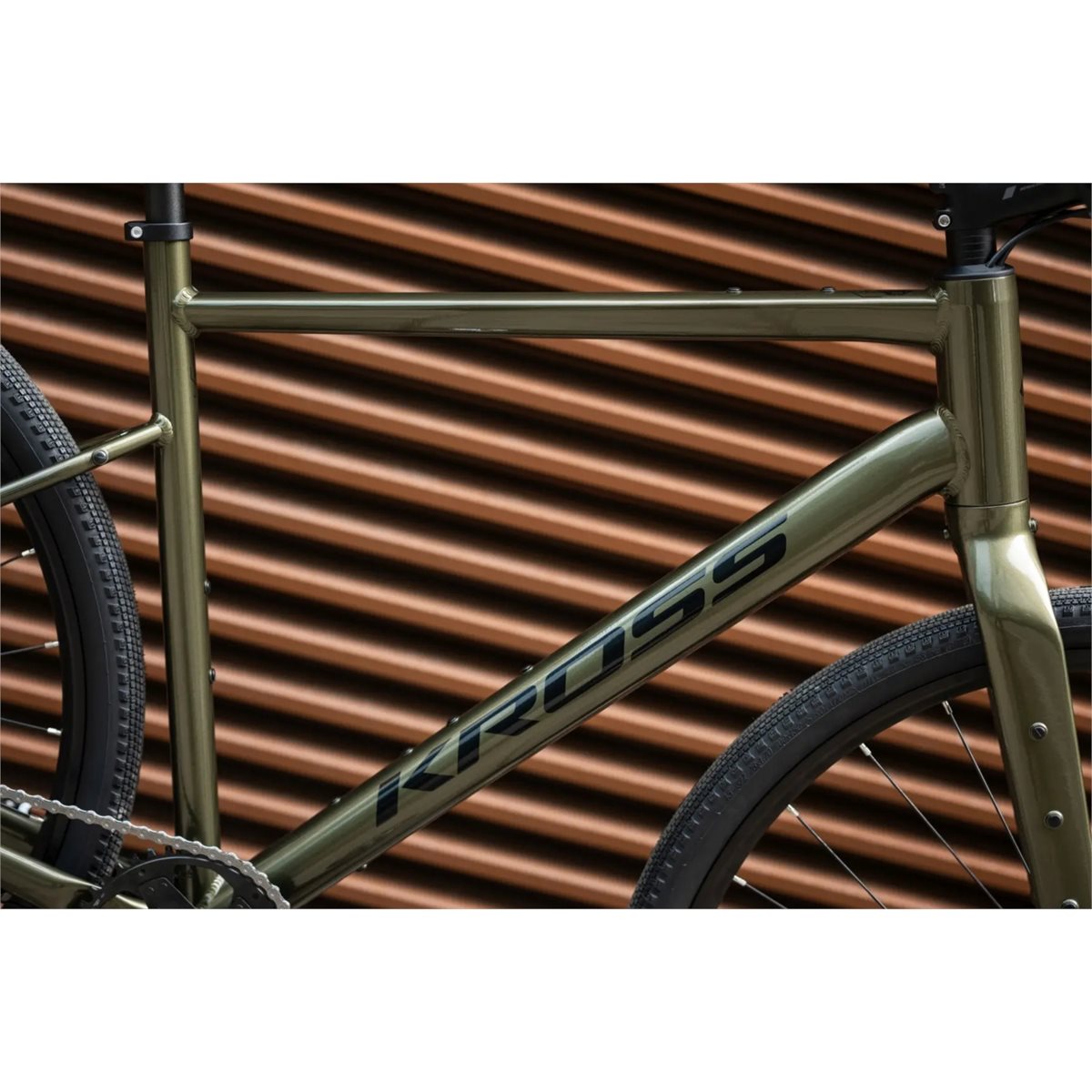 Gravel bike Kross Esker 1.0 FL Green/Graphite