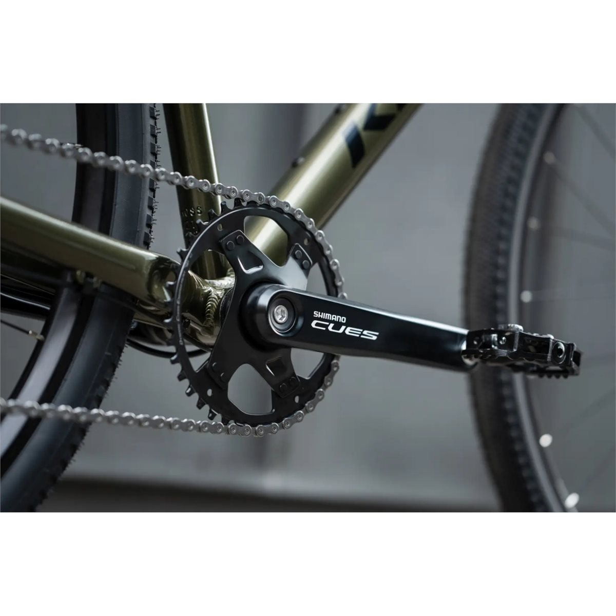Gravel bike Kross Esker 1.0 FL Green/Graphite
