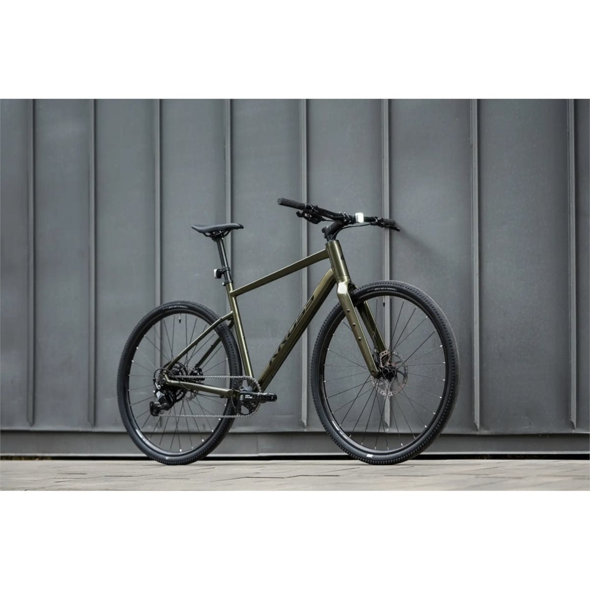Gravel bike Kross Esker 1.0 FL Green/Graphite