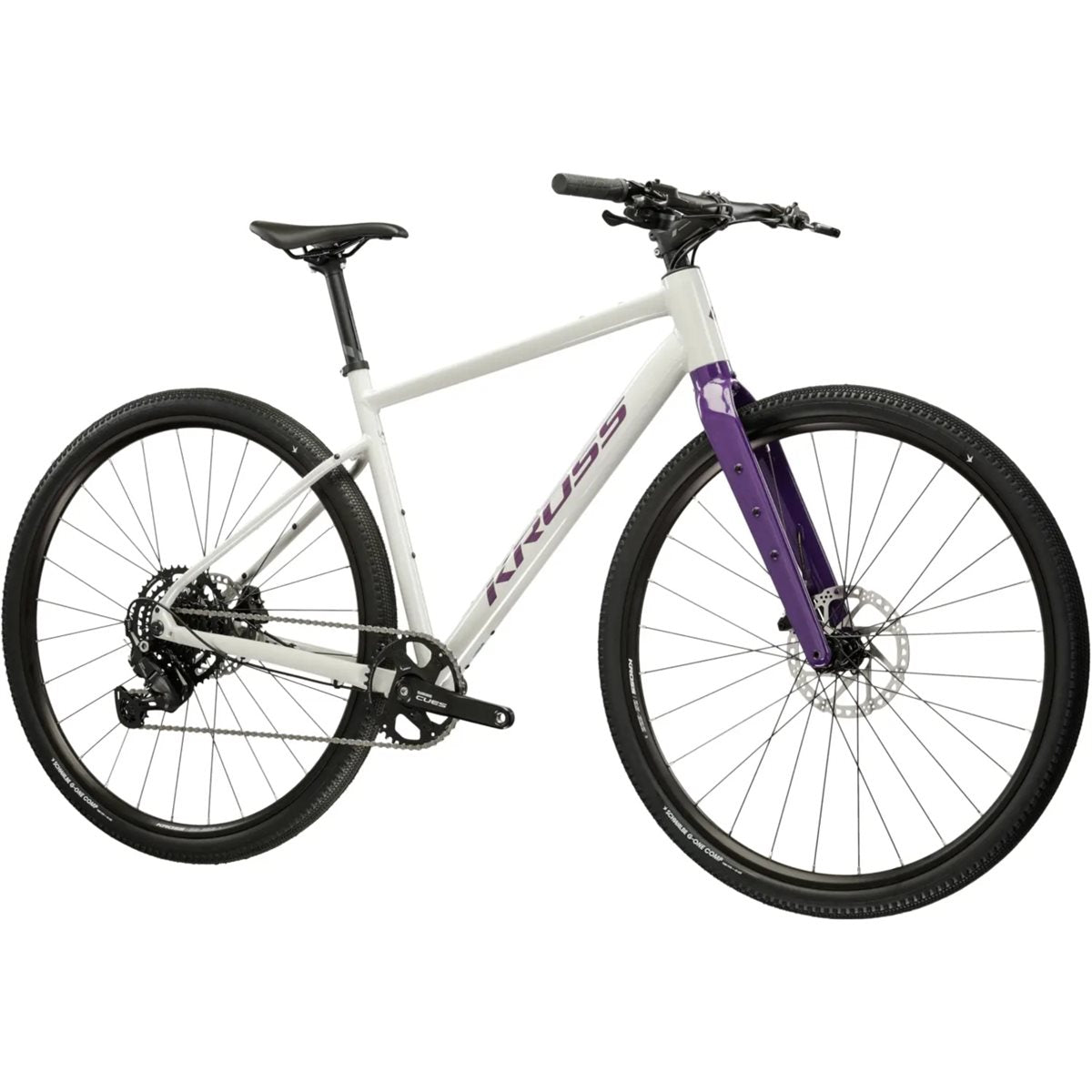 Gravel bike Kross Esker 1.0 FL Grey/Purple