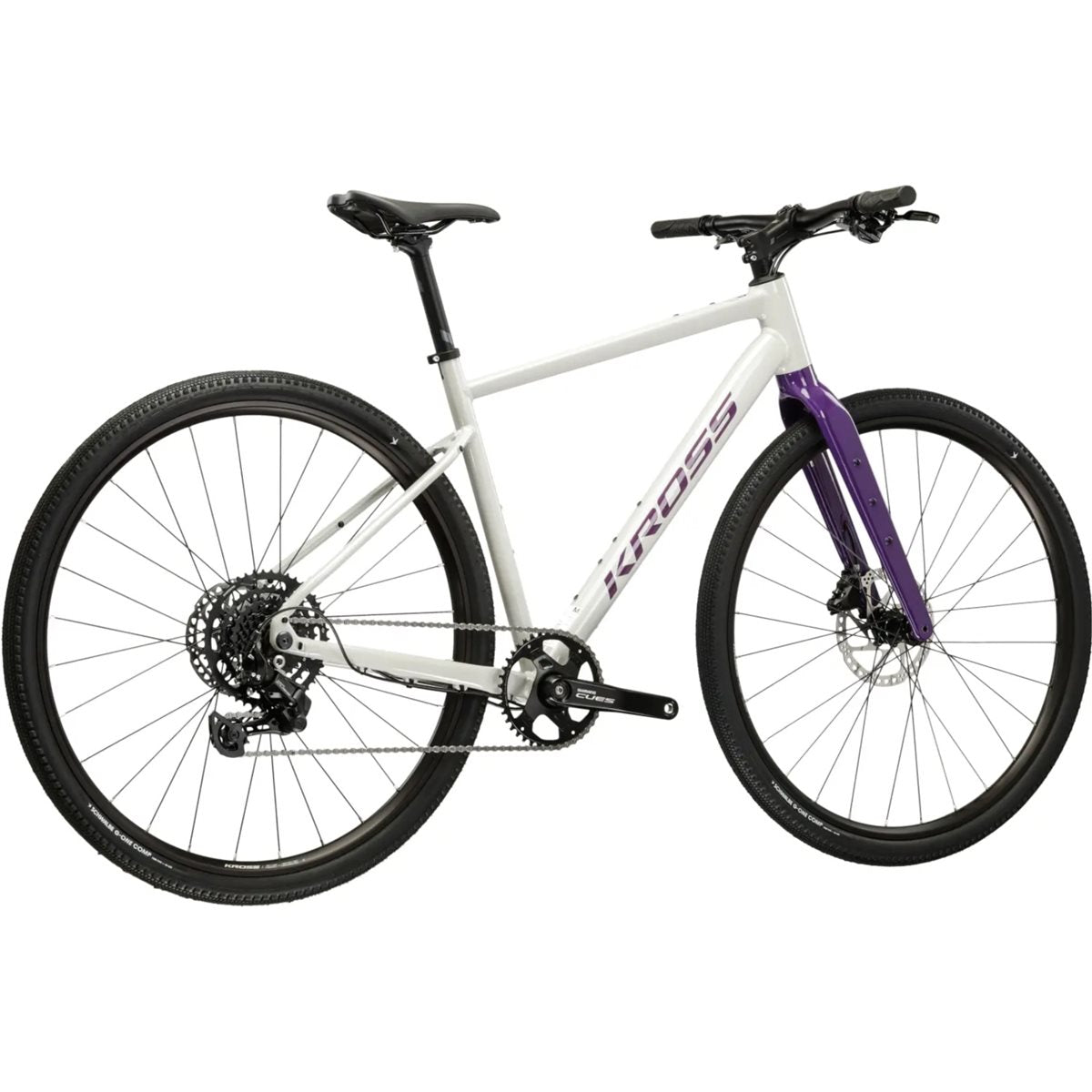 Gravel bike Kross Esker 1.0 FL Grey/Purple