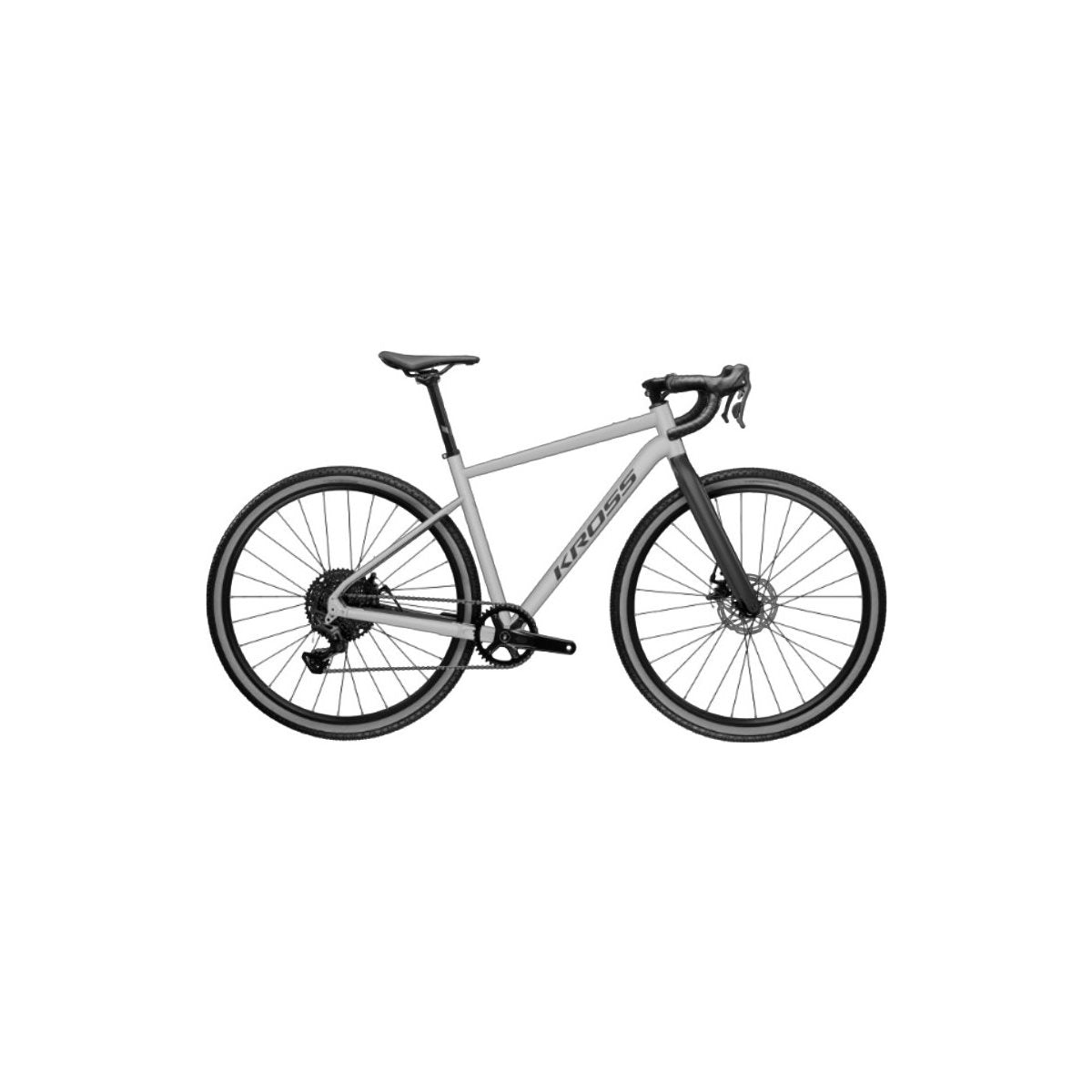 Gravel bike Kross Esker 1.0 Grey/Graphite
