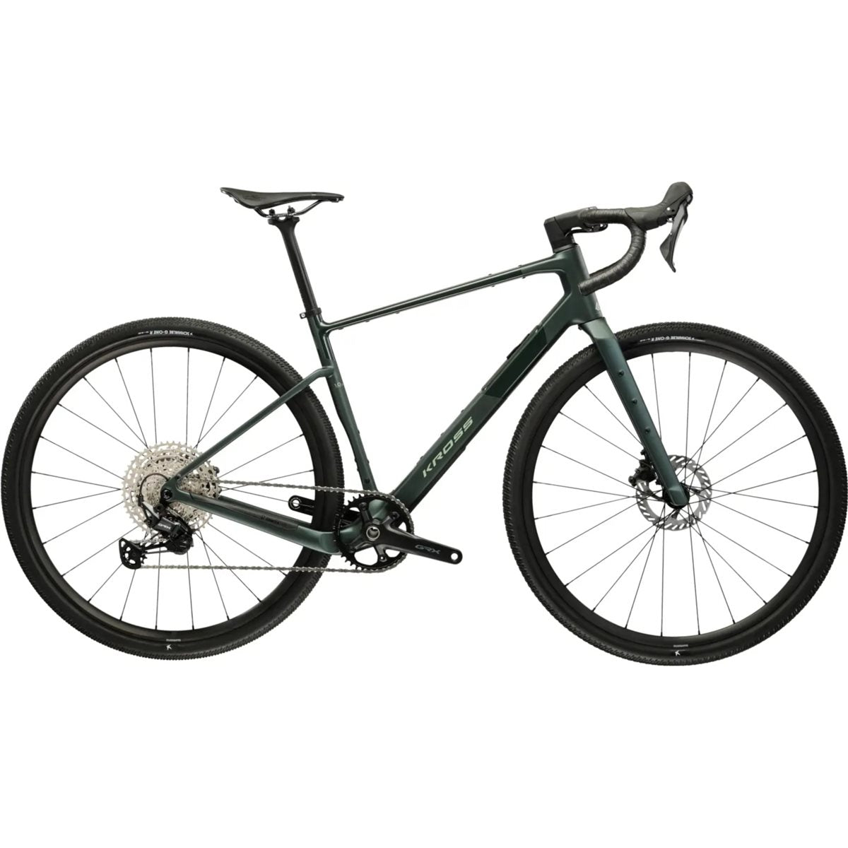Gravel bike Kross Esker Adv 1.0 Green
