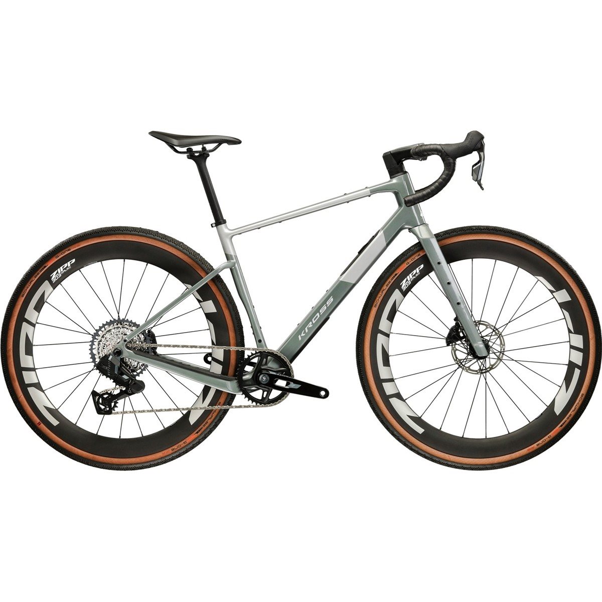 Gravel bike Kross Esker Adv 3.0 Grey/Silver
