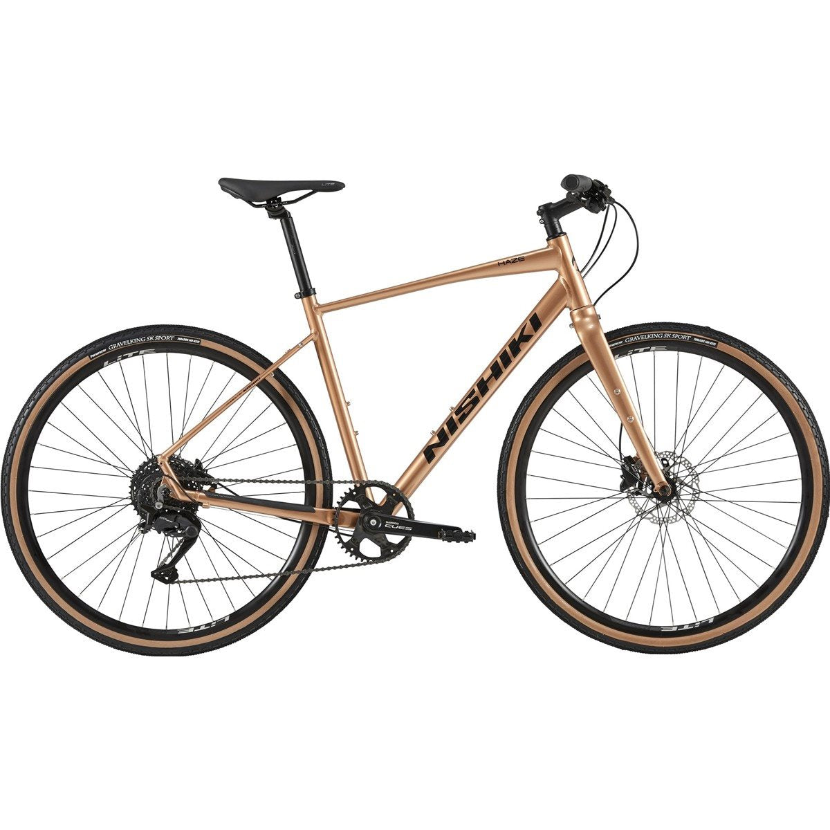 Gravel bike Nishiki Haze Herr gold