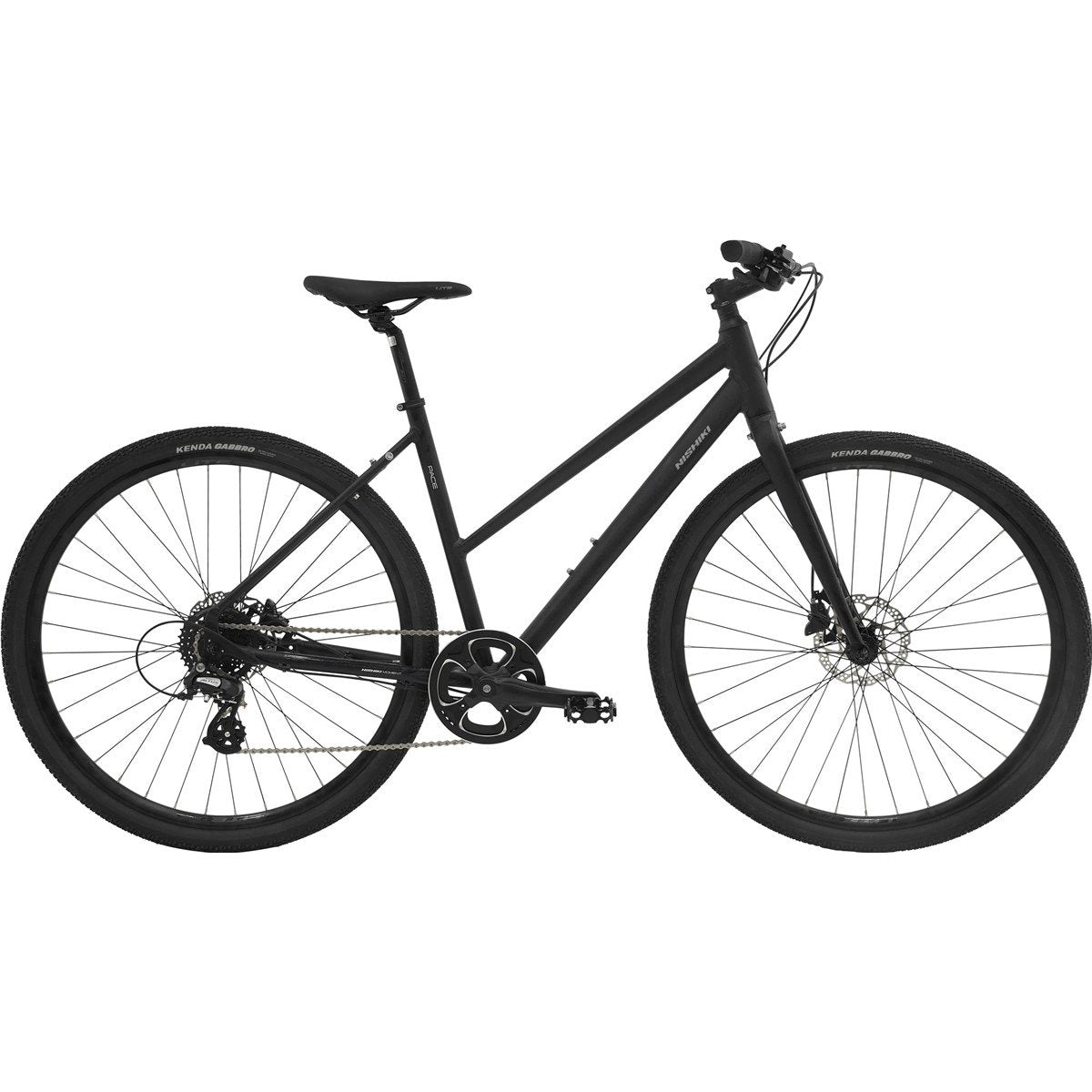 Gravel bike Nishiki Pace Dam black