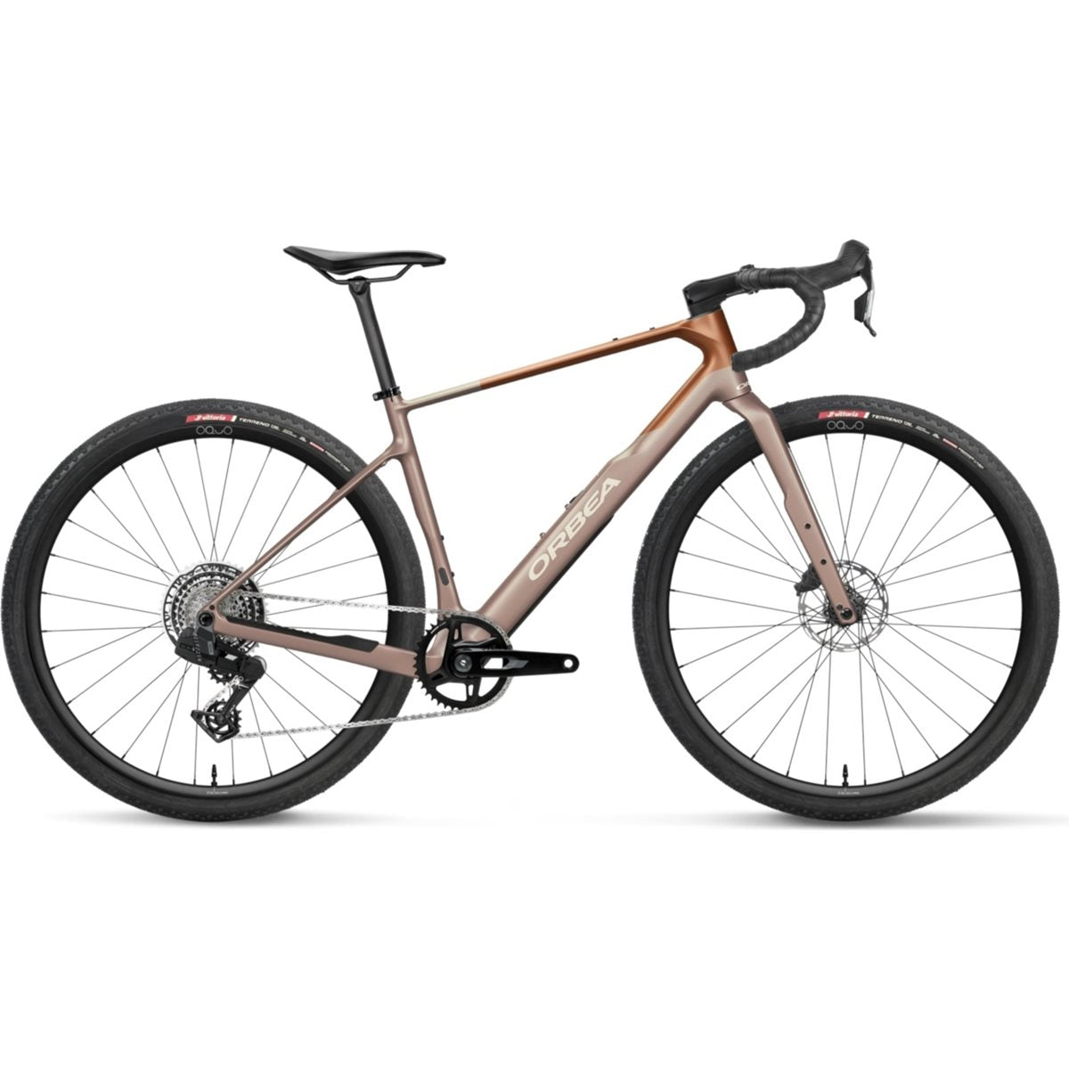 Gravel bike Orbea Terra M31eTeam 1X Nickel/Met Cinnamon