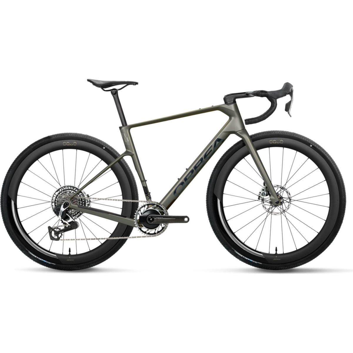 Gravel bike Orbea Terra Race M11eLTD 1X PWR Spaceship Green