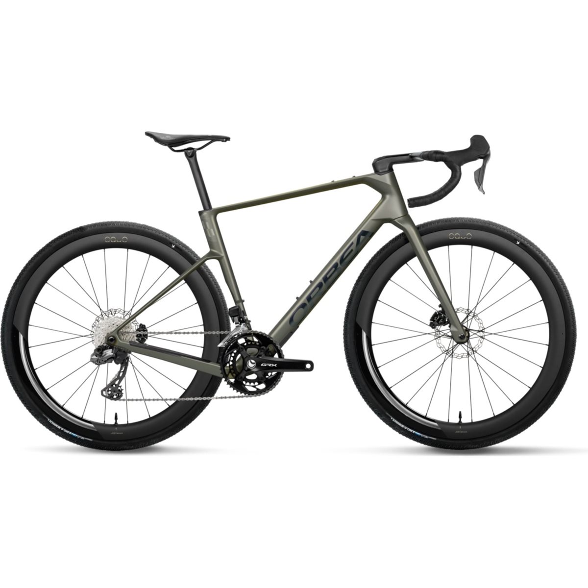 Gravel bike Orbea Terra Race M20iLTD Spaceship Green