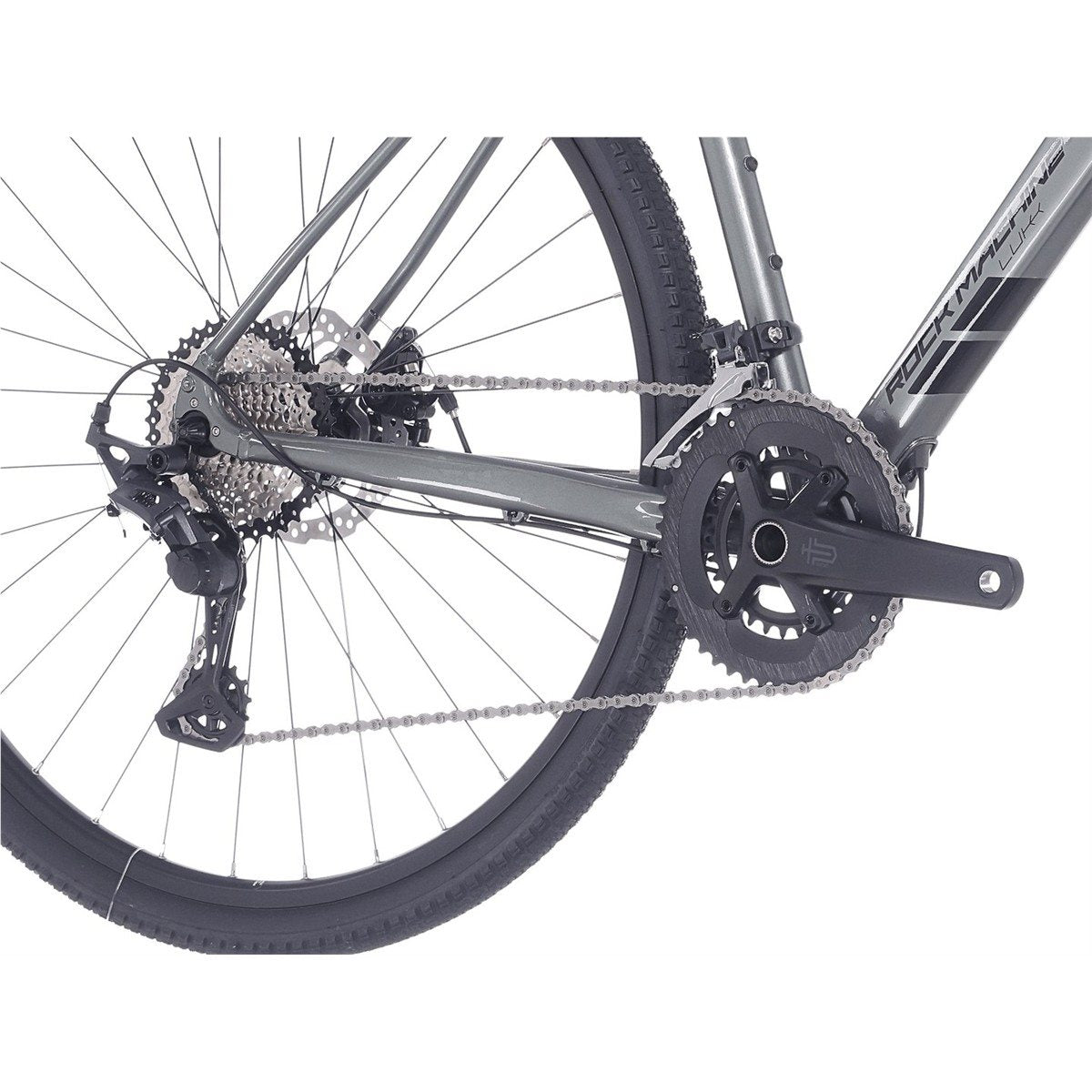 Gravel bike Rock Machine Lukk 40 Gloss Granite Green