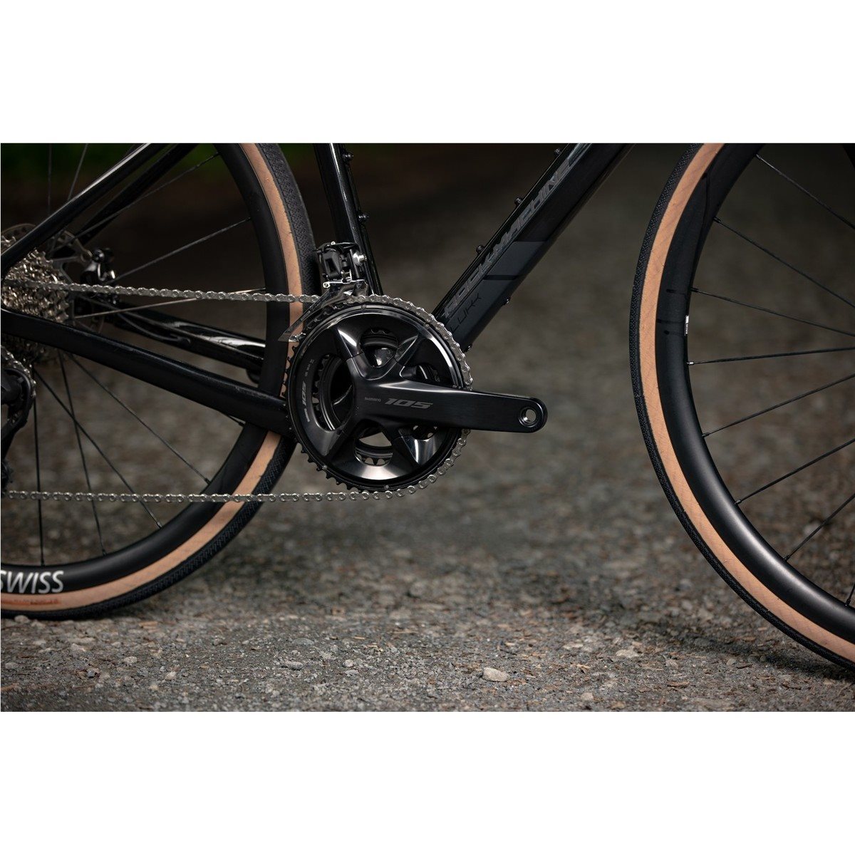 Gravel bike Rock Machine Lukk CR 80 Gloss Metallic Black