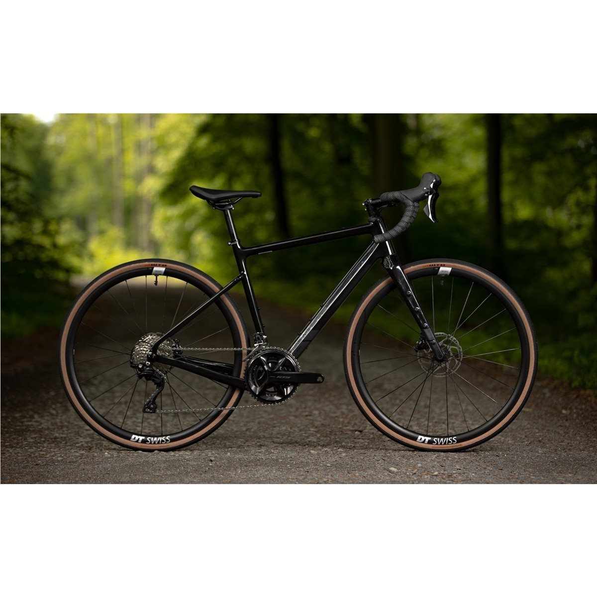 Gravel bike Rock Machine Lukk CR 80 Gloss Metallic Black