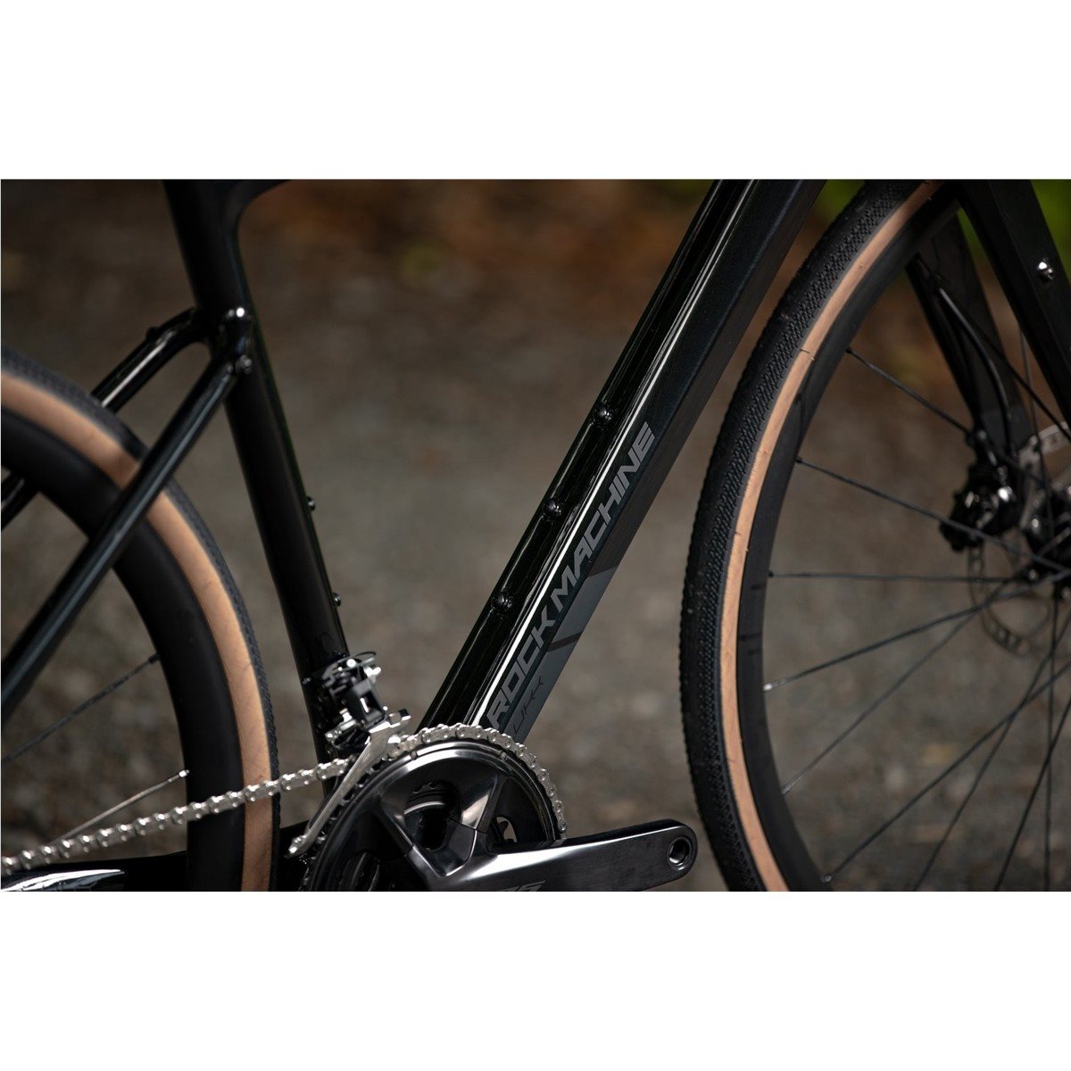 Gravel bike Rock Machine Lukk CR 80 Gloss Metallic Black