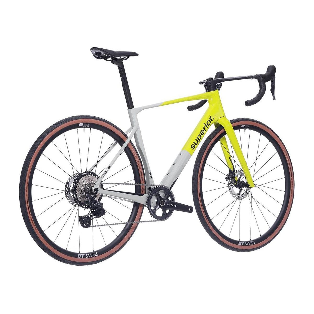 Gravel bike Superior XR 9.7 GR Gloss Grey/Racing Yellow