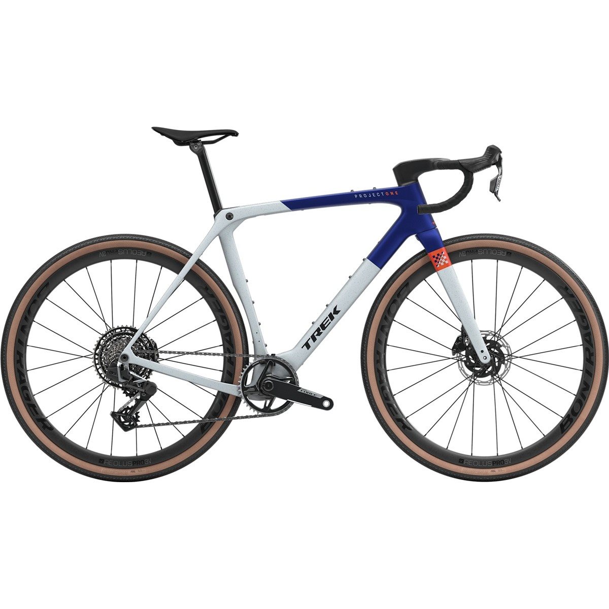 Gravel Bike Trek Checkmate SLR 7 AXS Hex Blue/Plasma Grey Pearl