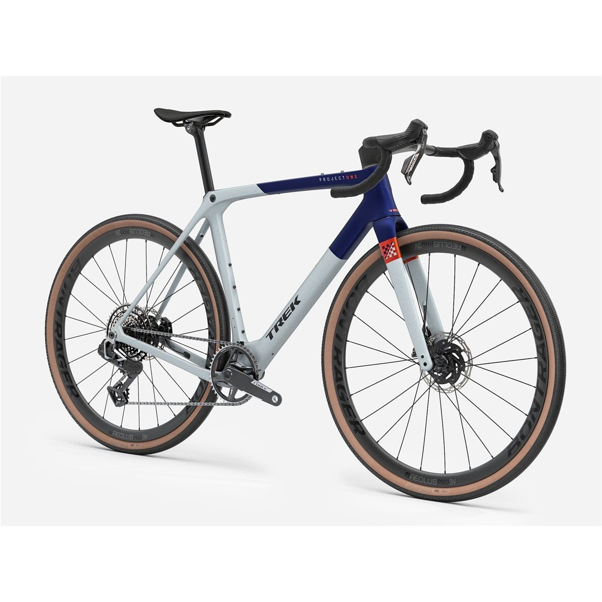 Gravel Bike Trek Checkmate SLR 7 AXS Hex Blue/Plasma Grey Pearl