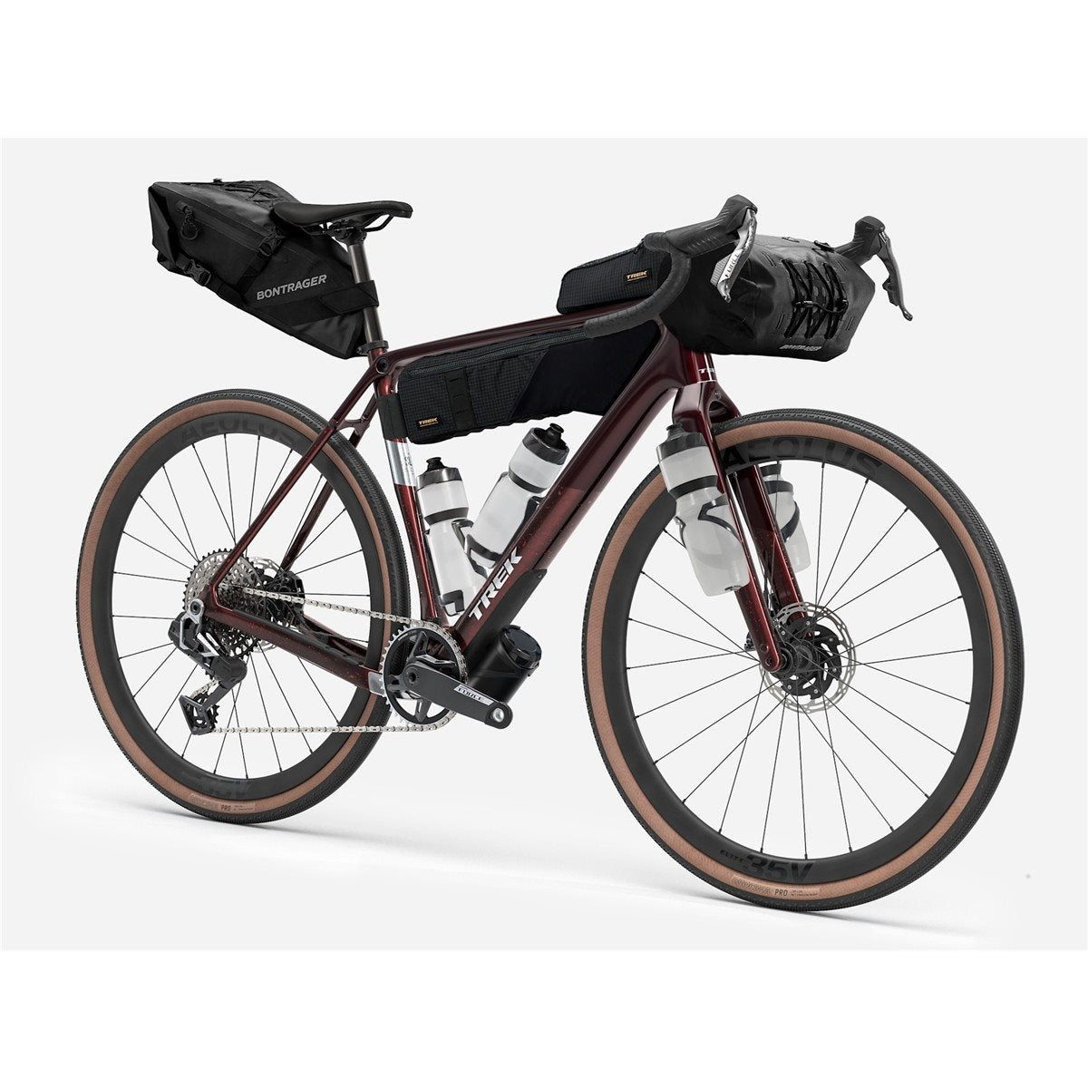 Gravel Bike Trek Checkpoint SL 7 AXS Gen 3 Dark Red/Carbon Red Smoke Splatter