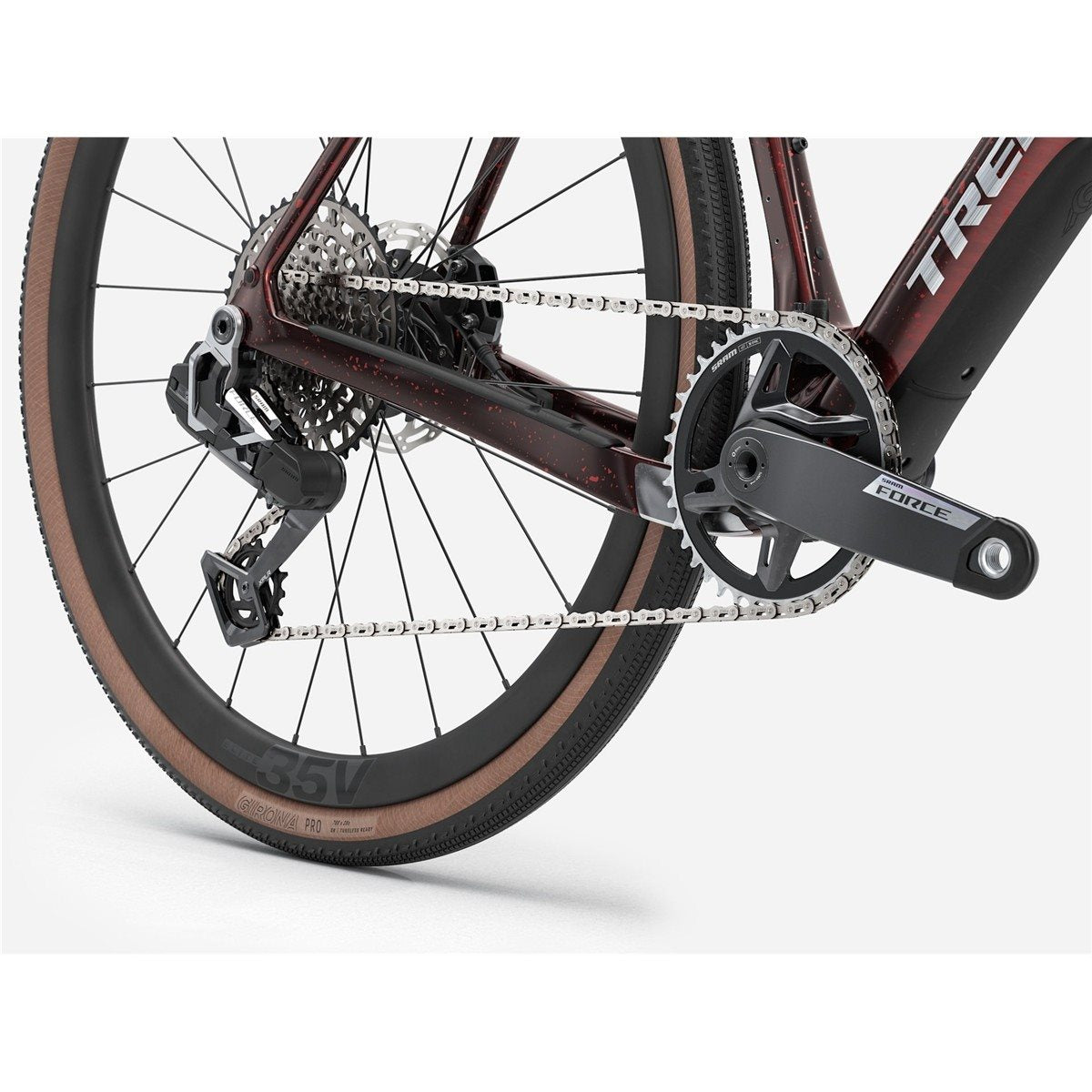Gravel Bike Trek Checkpoint SL 7 AXS Gen 3 Dark Red/Carbon Red Smoke Splatter