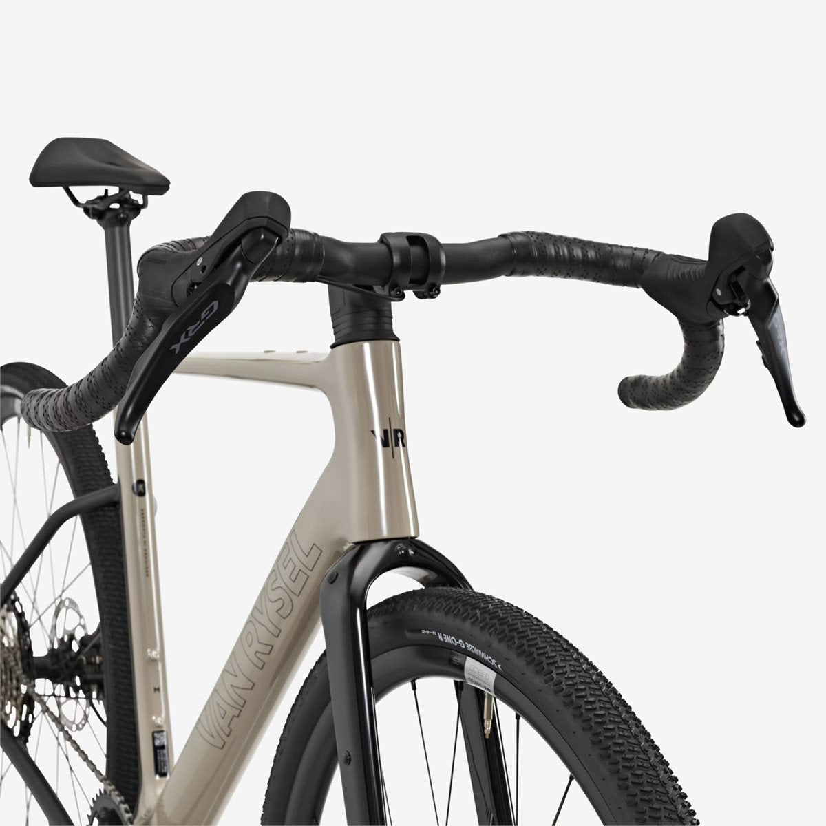 Gravel bike Van Rysel EDR-G CF GRX 1x12 Beige
