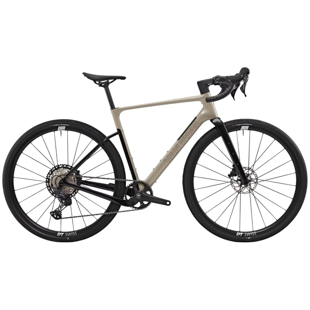 Gravel bike Van Rysel EDR-G CF GRX 1x12 Beige