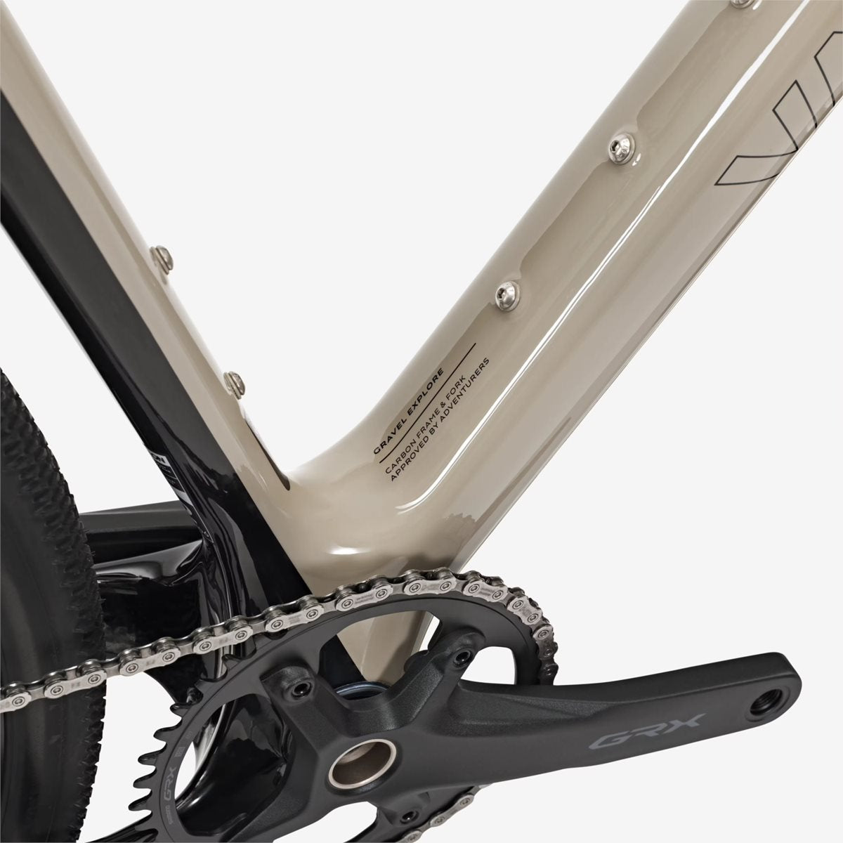 Gravel bike Van Rysel EDR-G CF GRX 1x12 Beige