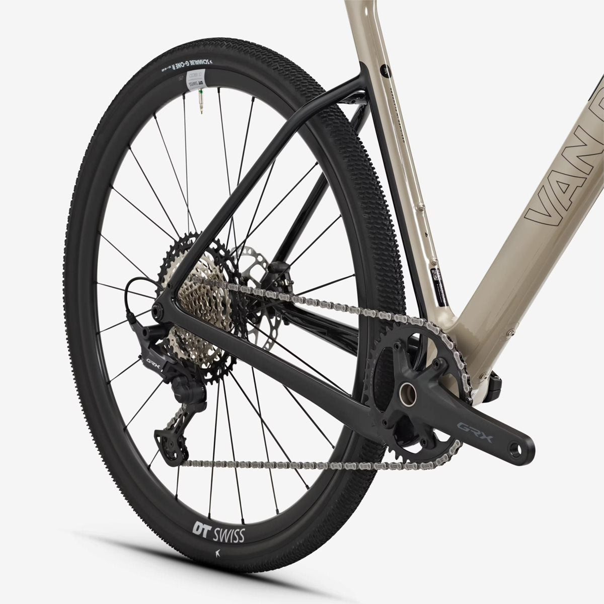 Gravel bike Van Rysel EDR-G CF GRX 1x12 Beige